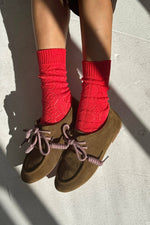 Load image into Gallery viewer, Modal Eyelet Socks
