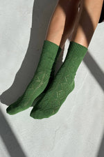 Load image into Gallery viewer, Modal Eyelet Socks

