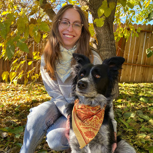 Fawn Barn Swallow Bandana