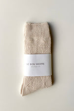 Load image into Gallery viewer, Modal Eyelet Socks
