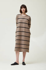 Load image into Gallery viewer, Striped Sweater Dress
