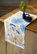 Load image into Gallery viewer, Blue Caterpillar Tea Towel
