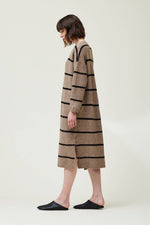 Load image into Gallery viewer, Striped Sweater Dress
