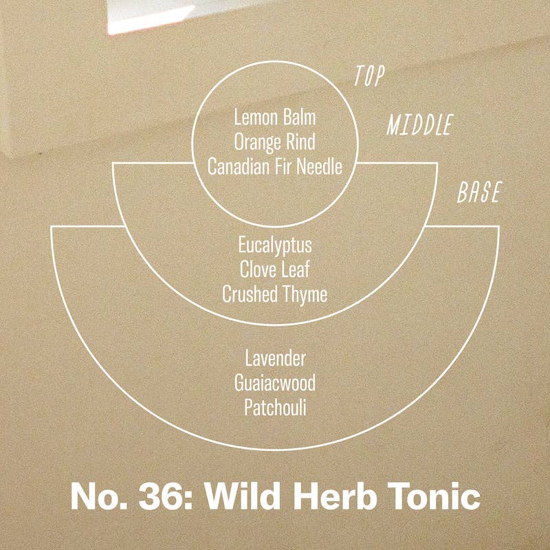 *LIMITED* Wild Herb Tonic - Large Concentrated Candle