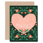 Load image into Gallery viewer, Just Married Wedding Card
