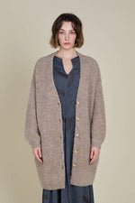 Load image into Gallery viewer, Curly Yarn Long Cardigan
