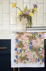 Load image into Gallery viewer, Limited Offer - Butterfly Blooms Tea Towel
