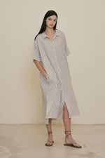 Load image into Gallery viewer, Stripe Dress - BTN DWN
