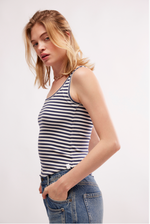 Load image into Gallery viewer, Hummingbird Stripe Tee
