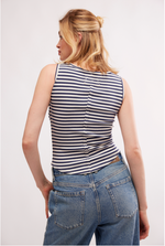 Load image into Gallery viewer, Hummingbird Stripe Tee
