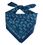 Load image into Gallery viewer, No. 052 Bikes Blue Bandana
