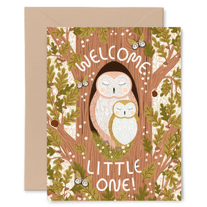 Welcome Little One Baby Card