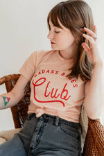 Load image into Gallery viewer, Badass Babes Club Empowerment Graphic Tee Women
