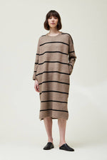 Load image into Gallery viewer, Striped Sweater Dress
