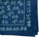 Load image into Gallery viewer, No. 052 Bikes Blue Bandana

