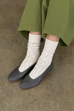 Load image into Gallery viewer, Modal Eyelet Socks
