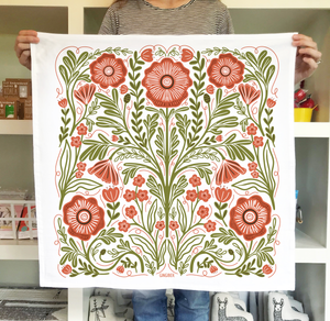 Poppy Tea Towel