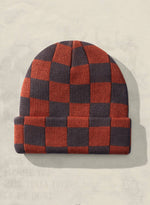 Load image into Gallery viewer, Checkerboard Slacker Beanie
