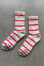 Load image into Gallery viewer, Striped Boyfriend Socks
