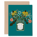 Load image into Gallery viewer, Birthday Flower Tin Card
