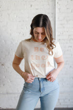 Load image into Gallery viewer, Be the Good Womens Relaxed Graphic Ringer Tee

