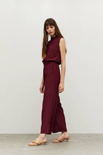 Load image into Gallery viewer, Ruffle Neck Jumpsuit
